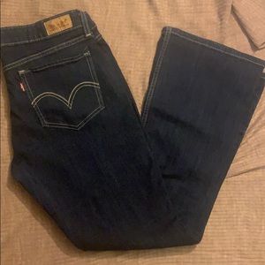 Levi’s 518 Boot Cut Dark Indigo, Size W30L30